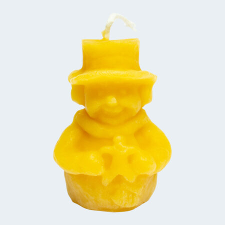Bougie bonhomme de neige 7,5 cm