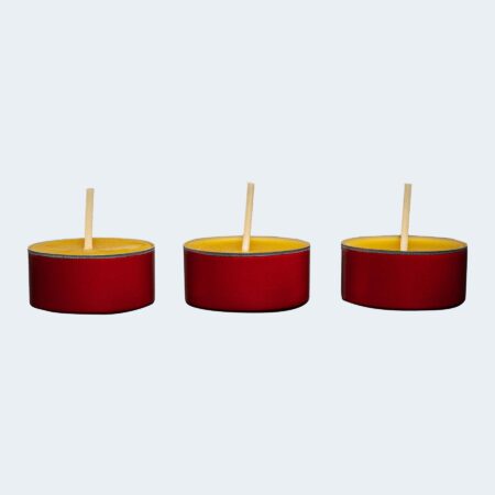 Bougies chauffe-plat x3 rouges