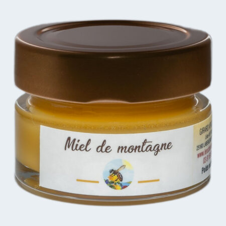 Coffret miel de montagne + miel de sapin + bougie