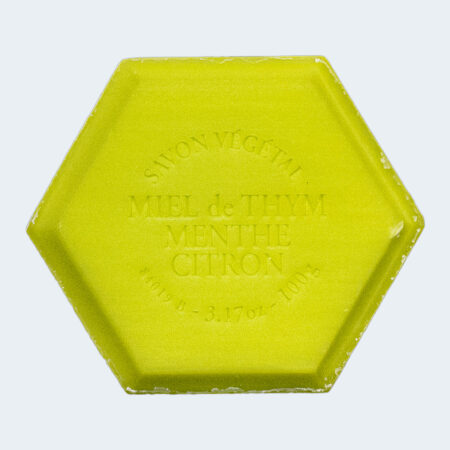 Savon miel de thym, menthe et citron
