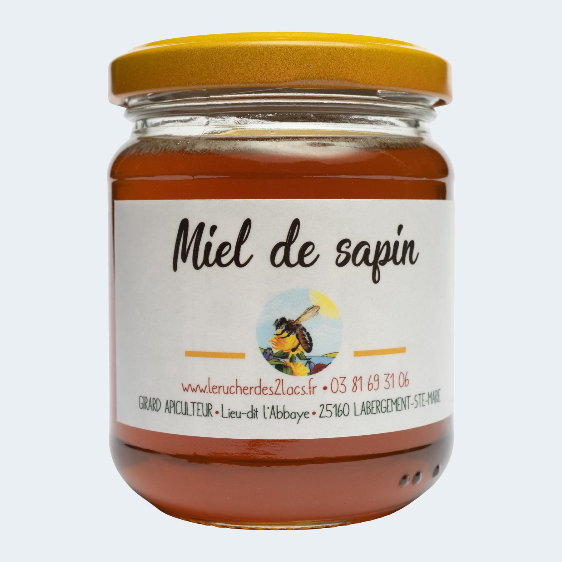 250g miel de sapin - Entre Lure et Ventoux - SARL BURCHERI