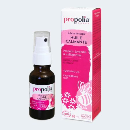 Huile calmante propolis, lavandin et millepertuis