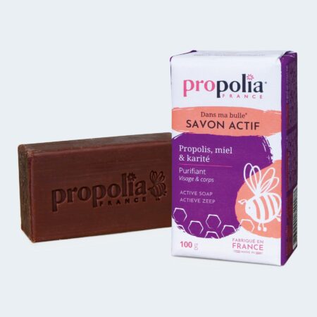 Savon actif propolis, miel et karité