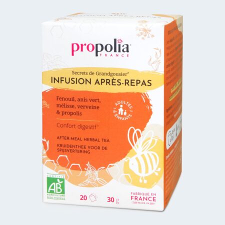 Infusion digestion propolis et plantes