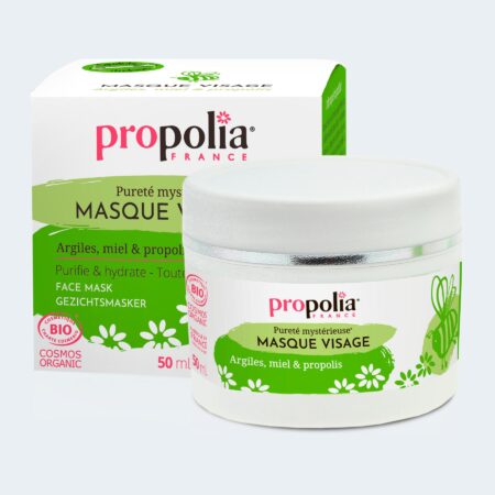 Masque visage propolis, miel, kaolin et illite